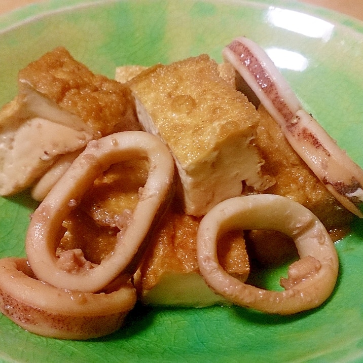 イカと厚揚げの煮物 簡単にめんつゆで レシピ 作り方 By ぼーずの母ちゃん 楽天レシピ イカと厚揚げの煮物 簡単にめんつゆで レシピ 作り方 By ぼーずの母ちゃん 楽天レシピ